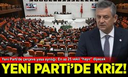 Yeni Parti'de çerçeve yasa ayrılığı: En az 25 vekil “hayır” diyecek
