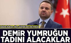 Adalet Bakanı Akın Gürlek'ten net mesaj: 'Demir yumruğun tadını alacaklar'