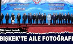 ŞİÖ zirvesi başladı: Bişkek'te aile fotoğrafı