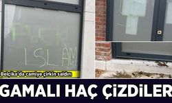 Belçika'da camiye çirkin saldırı: Gamalı haç çizdiler