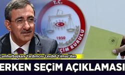 Cumhurbaşkanı Yardımcısı Cevdet Yılmaz’dan erken seçim açıklaması