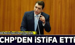 İBB Meclis Üyesi Ekrem Eray Arda, CHP'den istifa etti