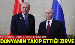 Cumhurbaşkanı Erdoğan, Putin ile bir araya geldi