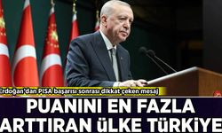 Erdoğan’dan PISA başarısı sonrası dikkat çeken mesaj: 'Türkiye puanını en fazla artıran ülke oldu'