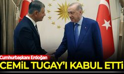 Cumhurbaşkanı Erdoğan, İzmir Büyükşehir Belediye Başkanı Cemil Tugay'ı kabul etti