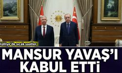 Cumhurbaşkanı Erdoğan, Mansur Yavaş'ı kabul etti
