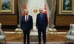 Cumhurbaşkanı Erdoğan, Mansur Yavaş'ı kabul etti
