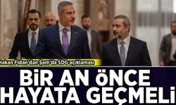 Hakan Fidan'dan Şam'da SDG açıklaması: Bir an önce hayata geçmeli