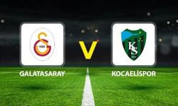 Galatasaray-Kocaelispor: İlk 11'ler belli oldu