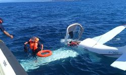 Gürcistan’dan havalanan uçak Rize açıklarında denize acil iniş yaptı