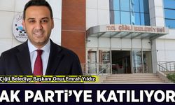 Çiğli Belediye Başkanı Onur Emrah Yıldız AK Parti'ye katılıyor