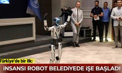 Türkiye'de bir ilk: İnsansı robot belediyede işe başladı