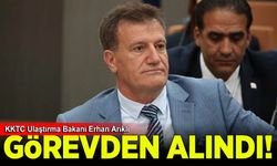 KKTC Ulaştırma Bakanı Erhan Arıklı görevden alındı