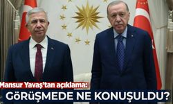 Erdoğan ile Mansur Yavaş ne konuştu? Mansur Yavaş'tan açıklama