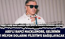 ABD'li rapçi Macklemore, gelirinin 1 milyon dolarını Filistin'e bağışlayacak