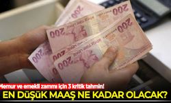 Memur ve emekli zammı için 3 kritik tahmin! En düşük maaş ne kadar olacak?