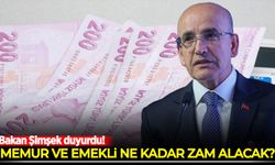 Bakan Şimşek duyurdu: Memur ve emekli ne kadar zam alacak?