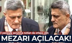 Kaşif Kozinoğlu’nun mezarı açılacak! El yazısıyla savunma notları da ortaya çıktı