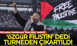 Ünlü şarkıcı Macklemore 'Helal olsun' dedirtti! 'Özgür Filistin' dedi turneden çıkartıldı