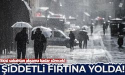 Meteoroloji 3 bölgeyi sıraladı, şiddetli fırtına yolda: Etkisi sabahtan akşama kadar sürecek!