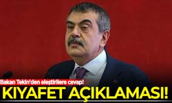 Bakan Tekin'den eleştirilere cevap! Kıyafet açıklaması!