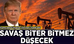 Trump'tan petrol fiyatları için dikkat çeken açıklama: Savaşın bitmesini işaret etti