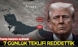 Trump: İran'ın 7 günlük teklifini reddettik