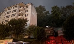 Zonguldak'ta heyelanın ardından bir apartman tedbir amacıyla boşaltıldı