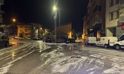 Bayburt'ta dolu etkili oldu