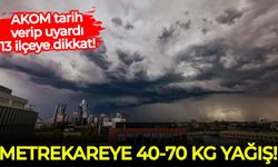 AKOM tarih verip uyardı: Metrekareye 40-70 kg yağış düşecek