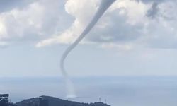Alanya'da denizde hortum oluştu