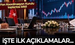 Fon Koordinasyon Kurulu toplantısı bitti! İşte ilk açıklamalar...