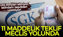 GSS borçları siliniyor, istihdam teşvikleri uzatılıyor: 11 maddelik teklif Meclis yolunda