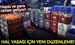 Hal Yasası için yeni düzenleme: Hapis ve para cezası geliyor