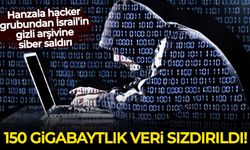Hanzala hacker grubundan İsrail’in gizli arşivine siber saldırı: 150 gigabaytlık veri sızdırıldı