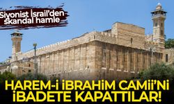 İsrail işgal güçleri Harem-i İbrahim Camii'ni ibadete kapattı