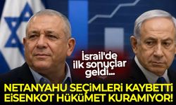 İsrail'de ilk sonuçlar geldi: Netanyahu seçimleri kaybetti, Eisenkot hükümet kuracak çoğunluğa ulaşamadı