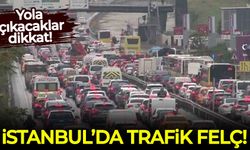 İstanbul'da trafik felç! Yola çıkacaklar dikkat: Yoğunluk yüzde 90'a dayandı