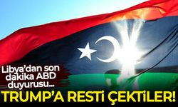 Libya'dan ABD duyurusu! Trump'a resti çektiler! Nota verildi