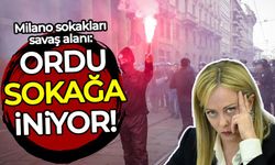 Milano sokakları savaş alanı: Ordu sokağa iniyor
