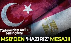 Türkiye'den tarihi Mısır çıkışı: MSB'den 'hazırız mesajı