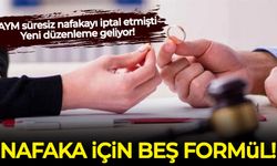 AYM süresiz nafakayı iptal etmişti: Yeni düzenleme geliyor! Nafaka için beş formül...