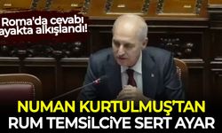 Numan Kurtulmuş'tan Roma'da Rum temsilciye sert ayar!
