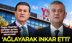 Özgür Özel'den partiden ayrılan Mustafa Sarıgül savunması: Ağlayarak inkar etti