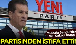 Mustafa Sarıgül, Yeni Parti'den istifa etti!