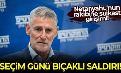 Netanyahu'nun rakibine suikast girişimi: Seçim günü bıçaklı saldırı!