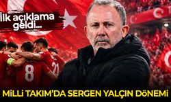 Sergen Yalçın'dan A Milli Takım için ilk açıklama geldi: Hayırlı olsun!
