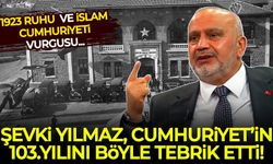 Şevki Yılmaz Cumhuriyet'in 103. yılını böyle tebrik etti: 1923 ruhu ve İslam Cumhuriyeti vurgusu...