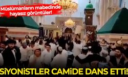 Siyonistler, Harem-i İbrahim Camii'nde dans edip kutlama yaptılar!
