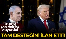 Trump son dakika duyurdu! Netanyahu'ya tam desteğini ilan etti